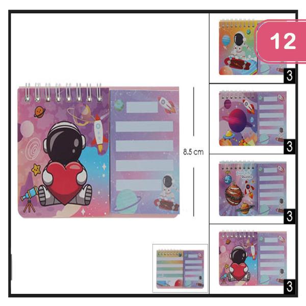 Rainbow Notebook Side Sticky Post It (12 Units)