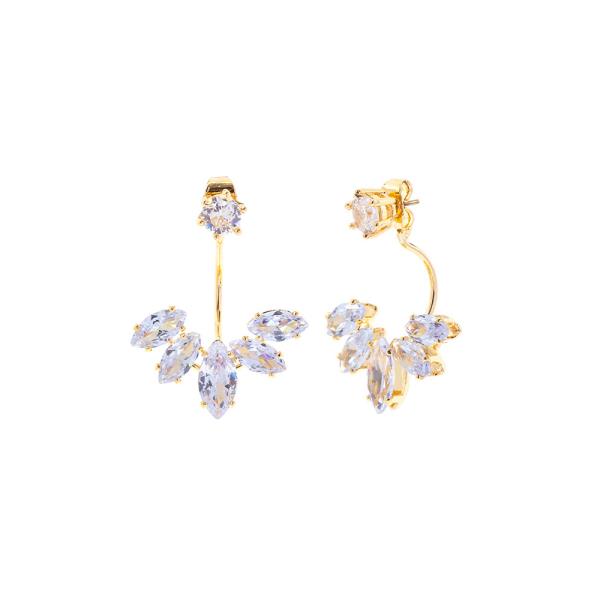 CZ Jacket Earring