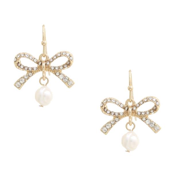 Bow Freshwater Earring