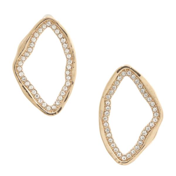 Organic Shape Metal Earring