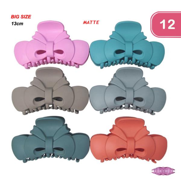 Bow Hair Clip (12 Units)