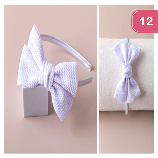 Knit Knot Bow Headband (12 Units)