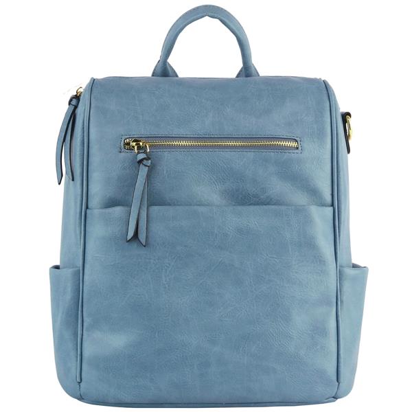 CONVERTIBLE HANDLE ZIPPER BACKPACK