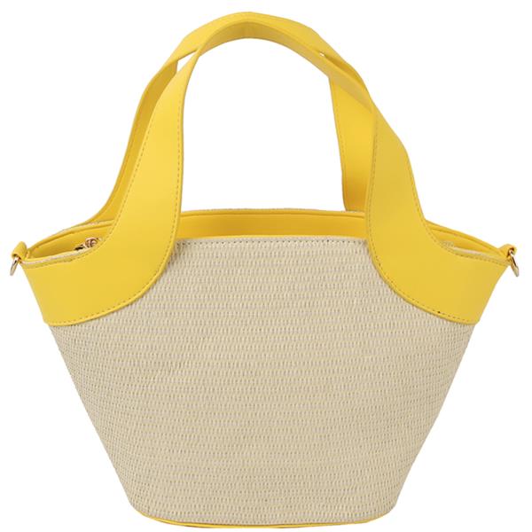 Two Textured Chic Satchel Bag