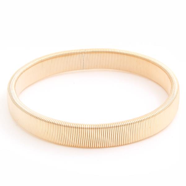 Flat Metal Bangle Bracelet