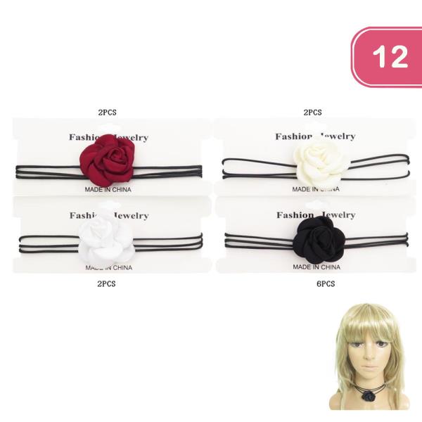 Rose Wrap Around Choker (12 Units)