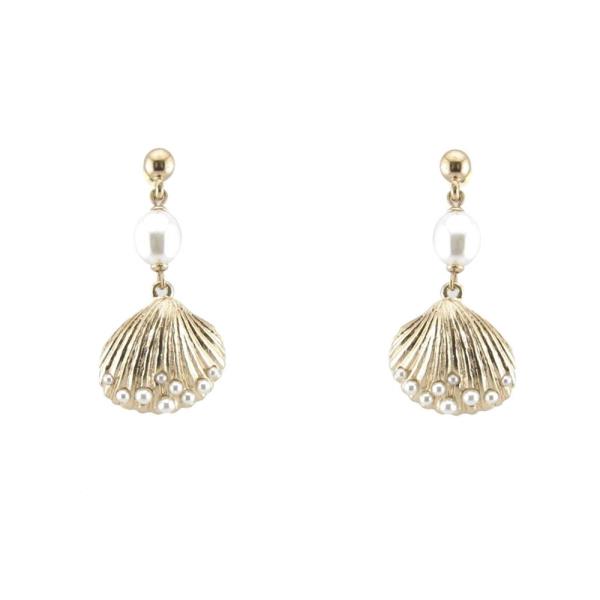 Pearl Shell Dangle Earring