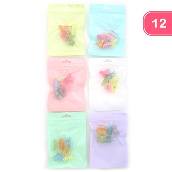 Mini Hair Clip (12 Unit)