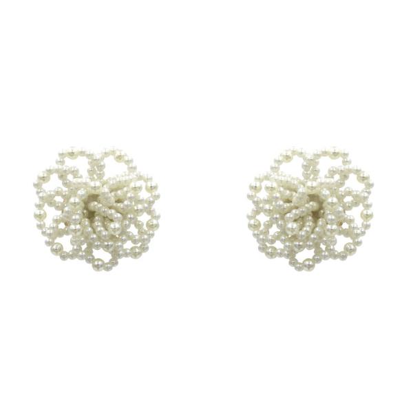 Flower Pearl Bead Earring