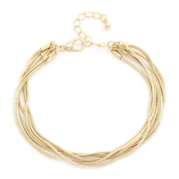 Metal Layered Bracelet