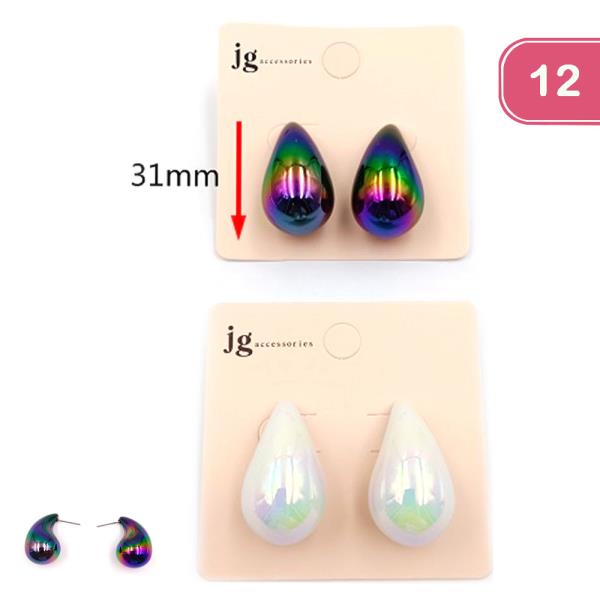 Teardrop Post Earring (12 Units)