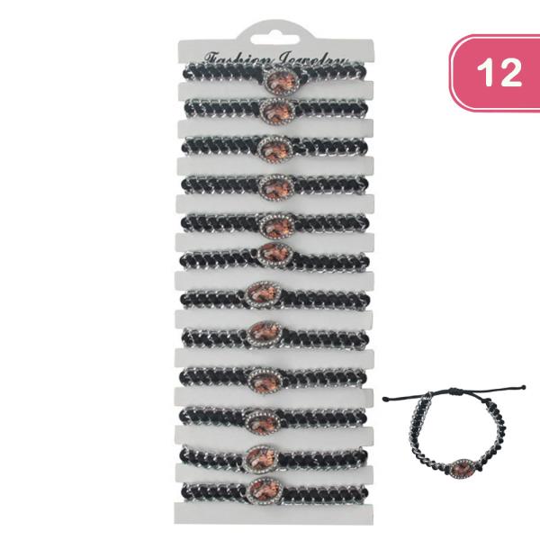 Virgin Mary String Bracelet (12 Units)