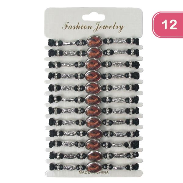 Virgin Mary String Bracelet (12 Units)