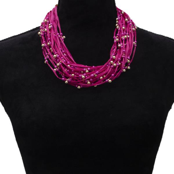 Multi Color Rope Necklace