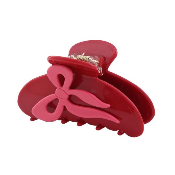 Ribbon Bow Hair Claw Jaw Clip