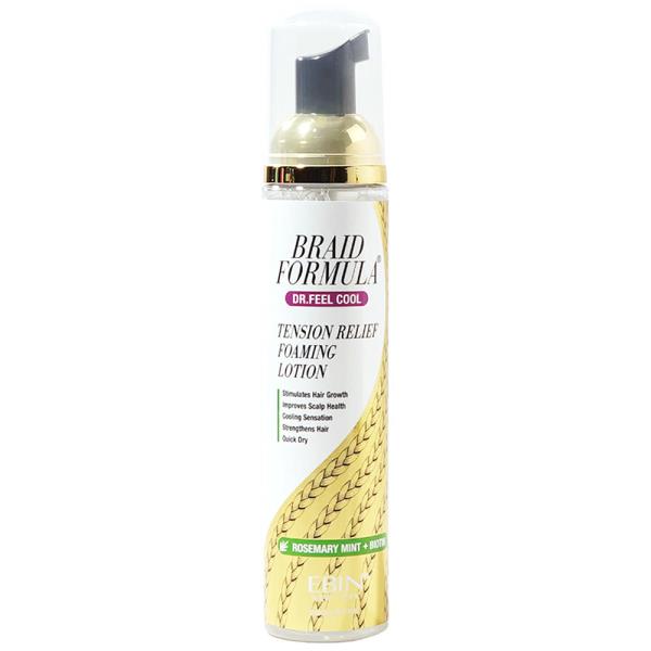 DR FEEL COOL TENSION RELIEF FOAMING LOTION ROSEMARY MINT BIOTIN 100ML