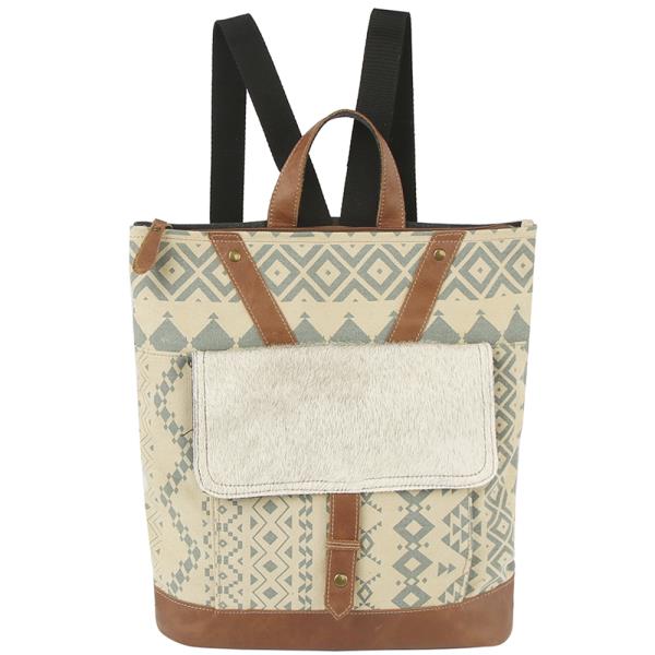 PATTERN DESIGN HANDLE BACKPACK