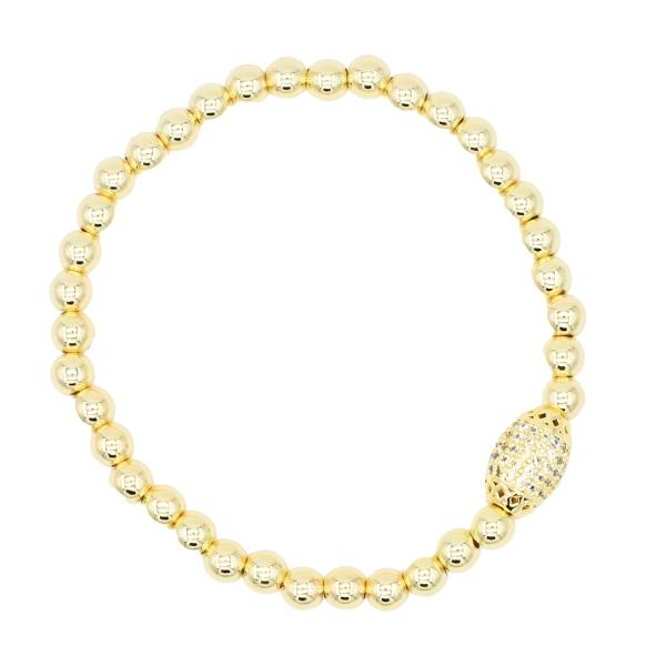 Metal Ball Stretch Bracelet