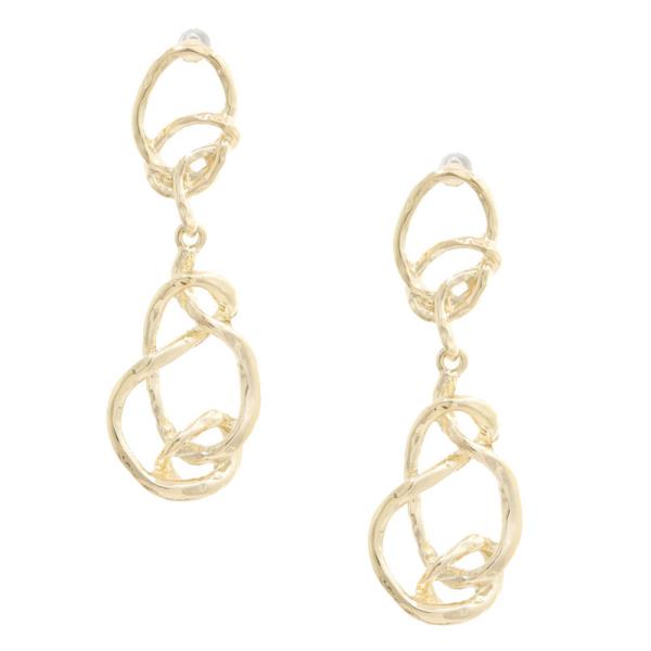 SODAJO Abstract Shape Gold Dipped Earring