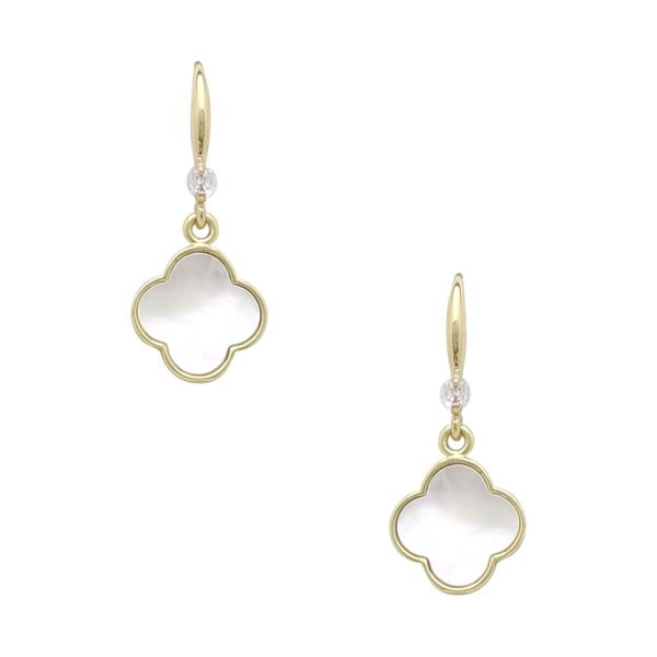 Shell Clover Earrings