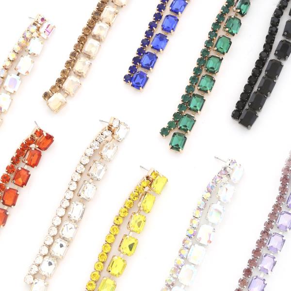 Rhinestone Party Earring