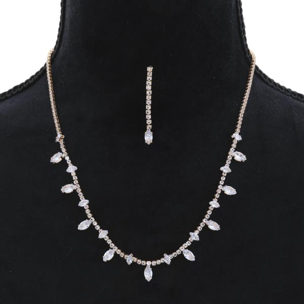 Dainty Marquise CZ Necklace