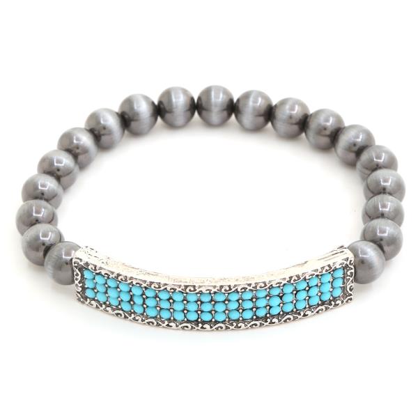 Western Style TQ Stretch Bracelet