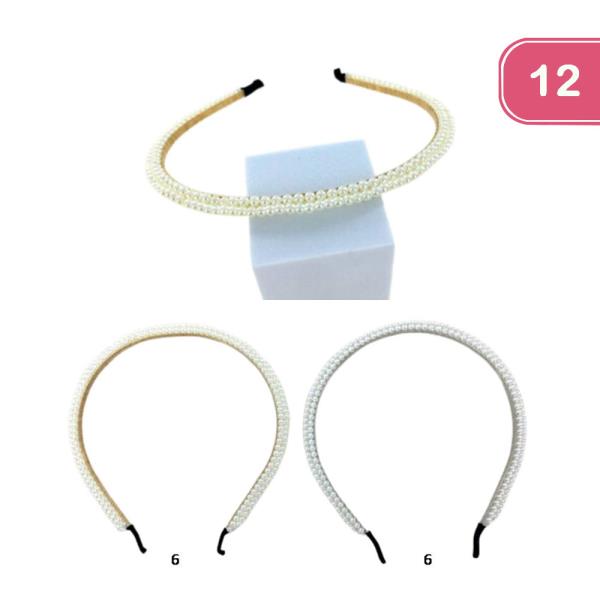 Pearl Headband (12 Units)