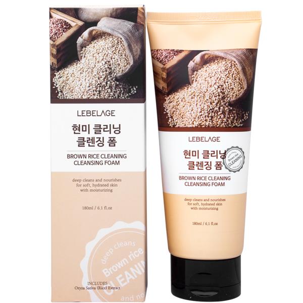 Lebelage Brown Rice Cleaning Cleansing Foam 180ml