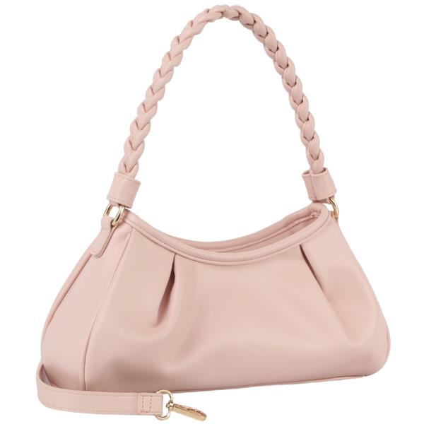 Smooth Pleated Shoulder Bag