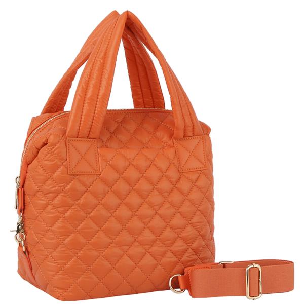 Online Only Quilted Handle Tote Bag W Strap