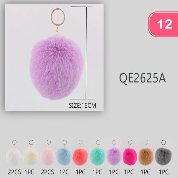 Pom Pom Keychain (12 Units)