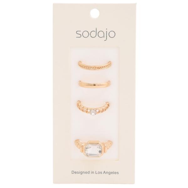 SODAJO Metal Ring Set