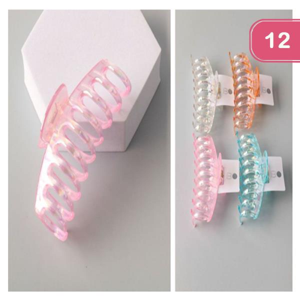 AB Round Comb Claw Clip (12 Units)