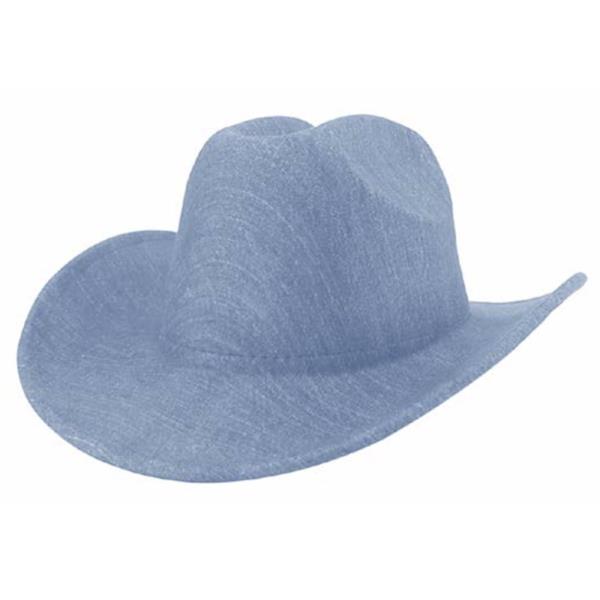DENIM COWBOY HAT
