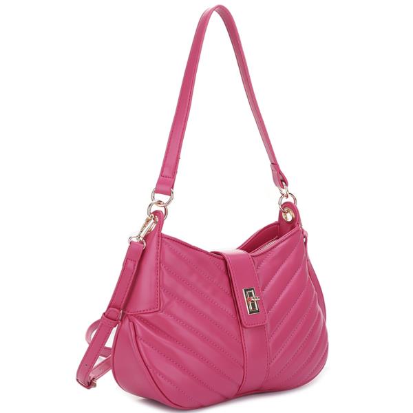 Quilted Pattern Shoulder Crossbody Bag