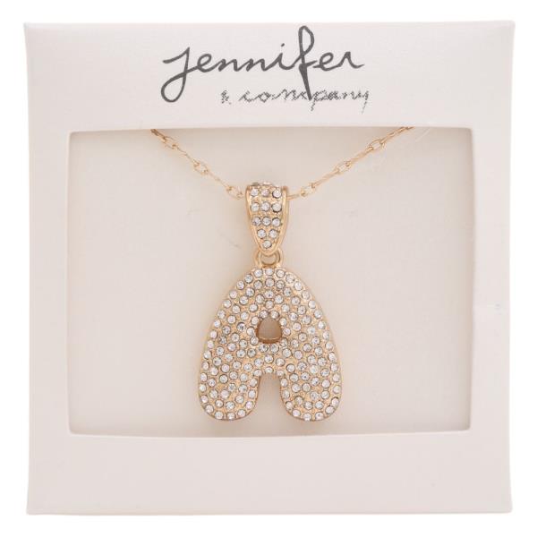 NECKLACE CRYSTAL ALPHABET