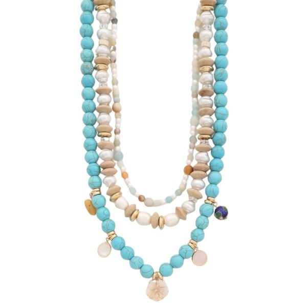 Beaded Layered Necklace