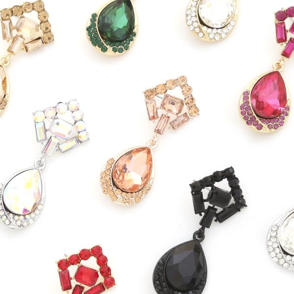 Rhinestone Dangle Earring