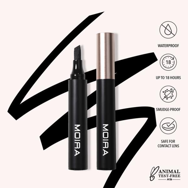 MOIRA Jumbo Edge Liquid Liner 001 Black