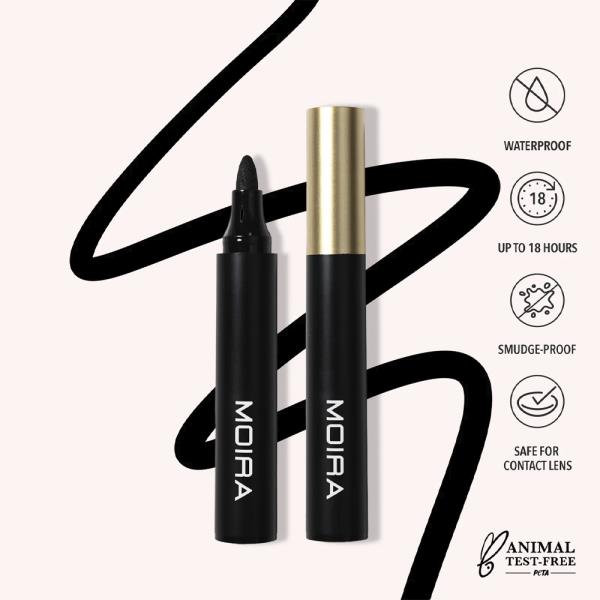 MOIRA Jumbo Marker Liquid Liner 001, Black