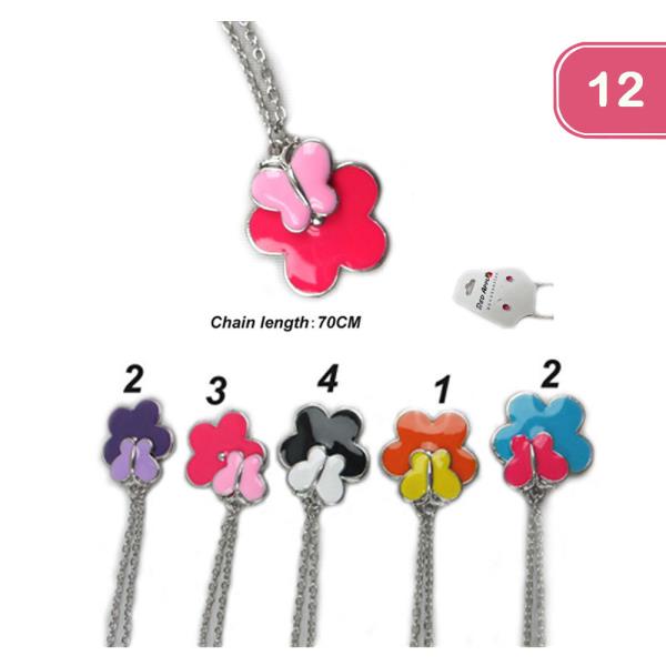 Butterfly Necklace Earring Set (12 Units)