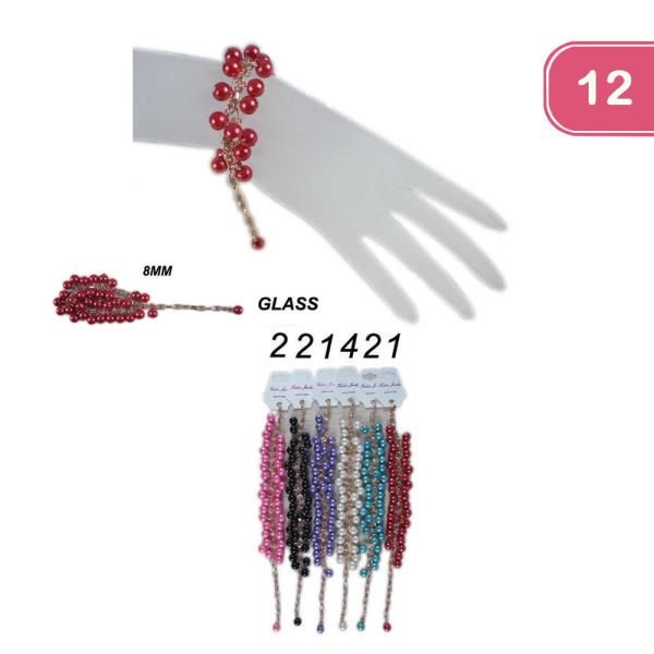 Glass Bead Bracelet (12 Units)