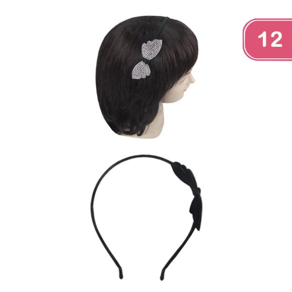 Rhinestone Headband (12 Units)