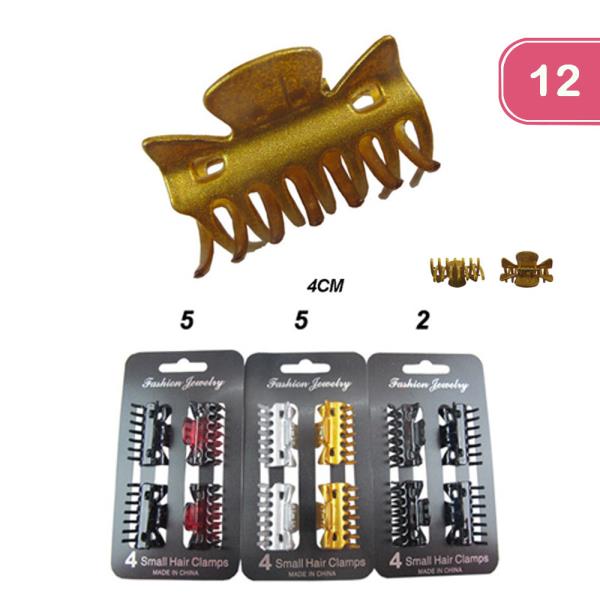Jaw Hair Clip (12 Units)