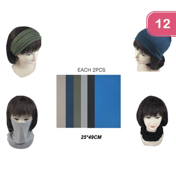 Multi Function Loop Scarf Bandana (12 Units)