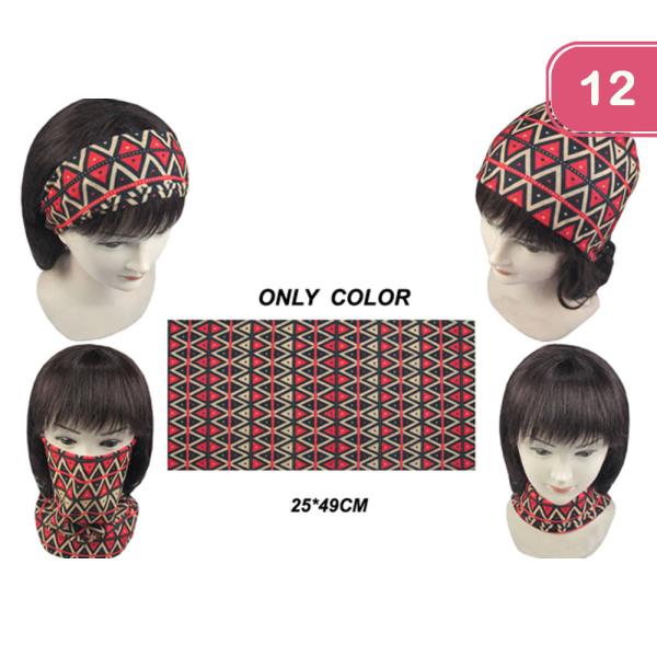 Multi Function Loop Scarf Bandana (12 Units)