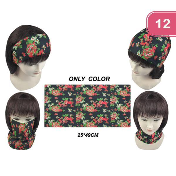 Unisex Loop Scarf Bandana Hair (12 Units)