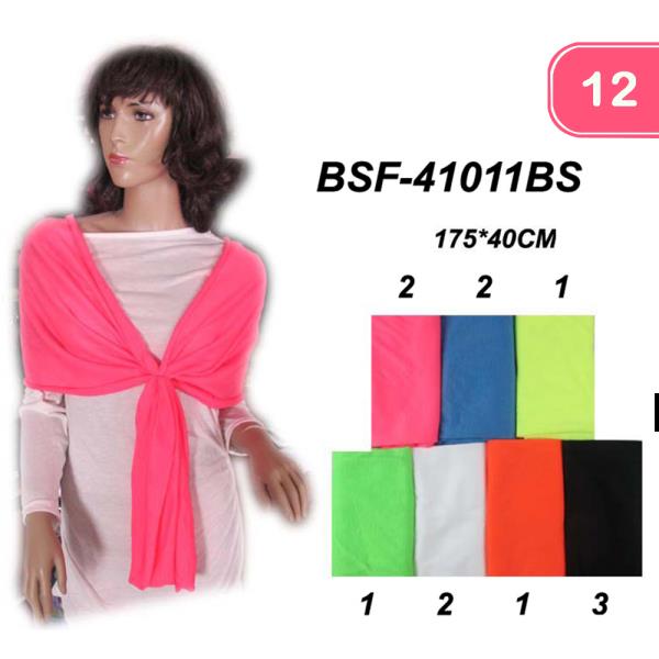 Neon Color Infinite Scarf (12 Units)