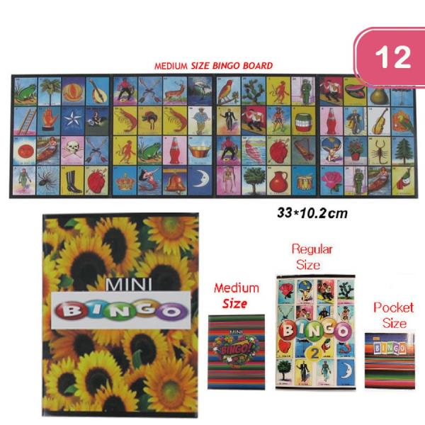 Medium Size Bingo Board (12 Units)